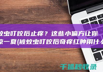 被蚊虫叮咬后止痒？这些小偏方让你清凉一夏 (被蚊虫叮咬后奇痒红肿用什么药膏)
