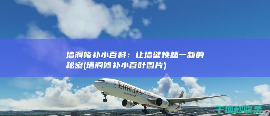 墙洞修补小百科：让墙壁焕然一新的秘密 (墙洞修补小百叶图片)