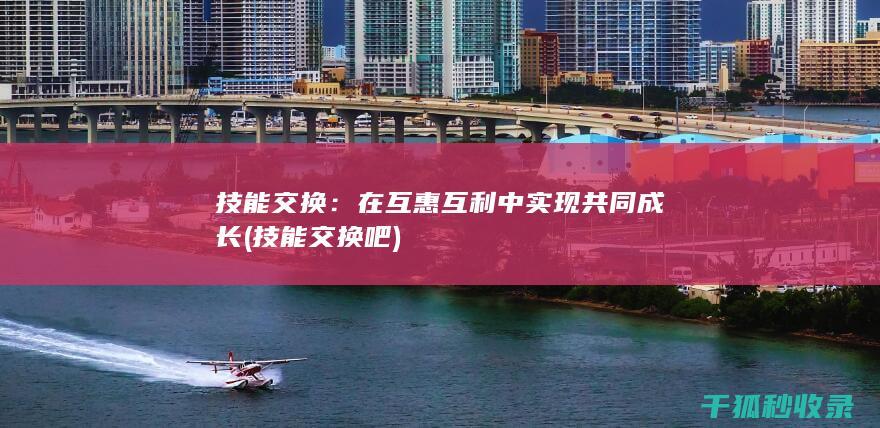 技能交换：在互惠互利中实现共同成长 (技能交换吧)
