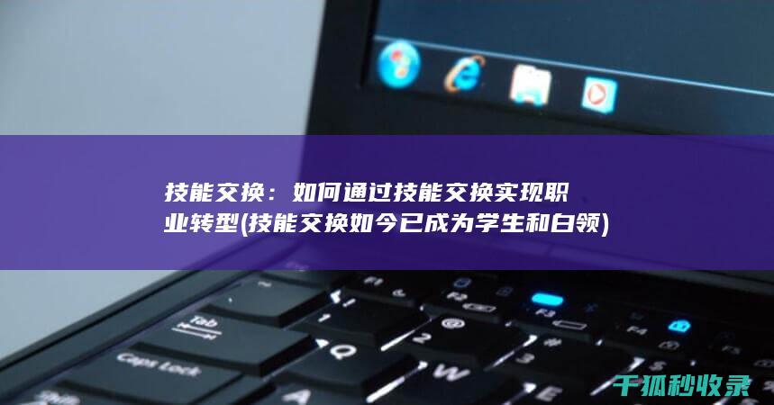 技能交换：如何通过技能交换实现职业转型 (技能交换如今已成为学生和白领)